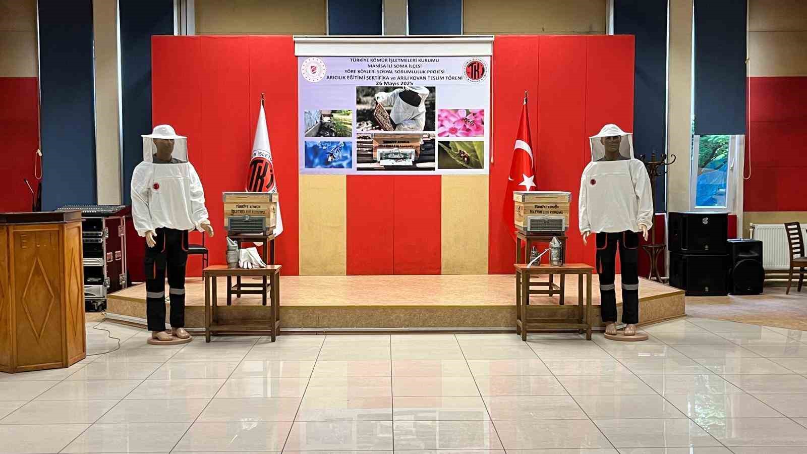 maden-sahasinda-bal-uretimi-basliyor
