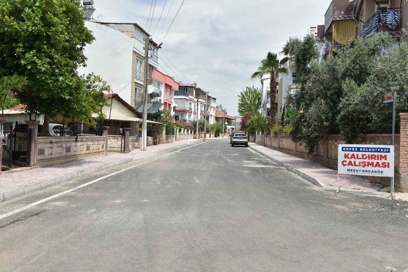 kepezde-51-kilometrelik-kaldirim-calismasi