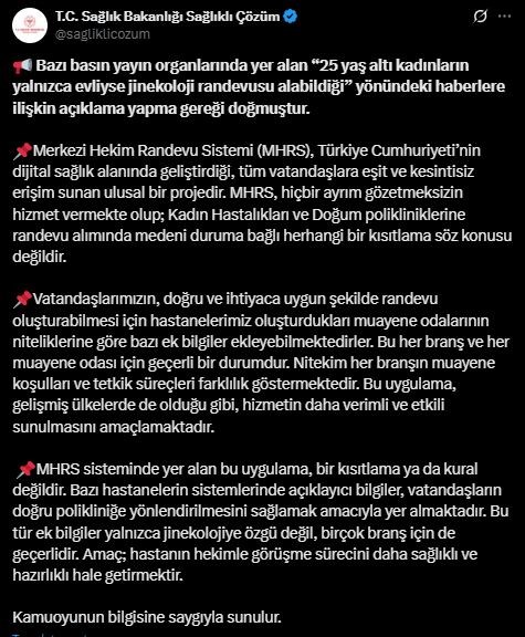 saglik-bakanligindan-25-yasindan-kucuk-bekar-kadinlarin-jinekoloji-randevusu-alinmadigi-iddiasina-iliskin-aciklama