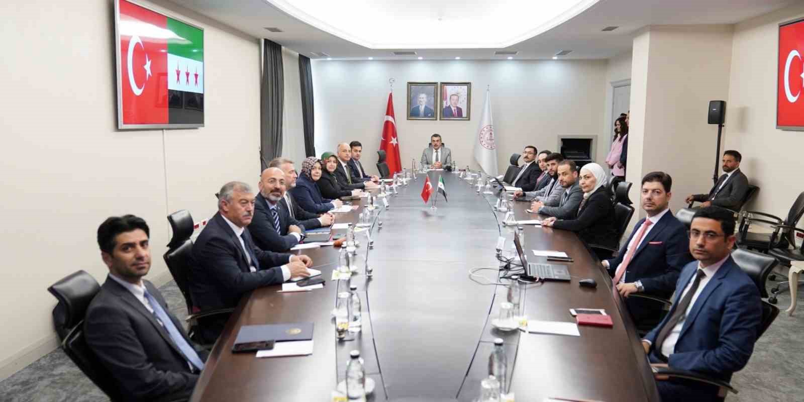bakan-tekin-suriye-egitim-bakanligi-ile-is-birligi-degerlendirme-toplantisina-katildi