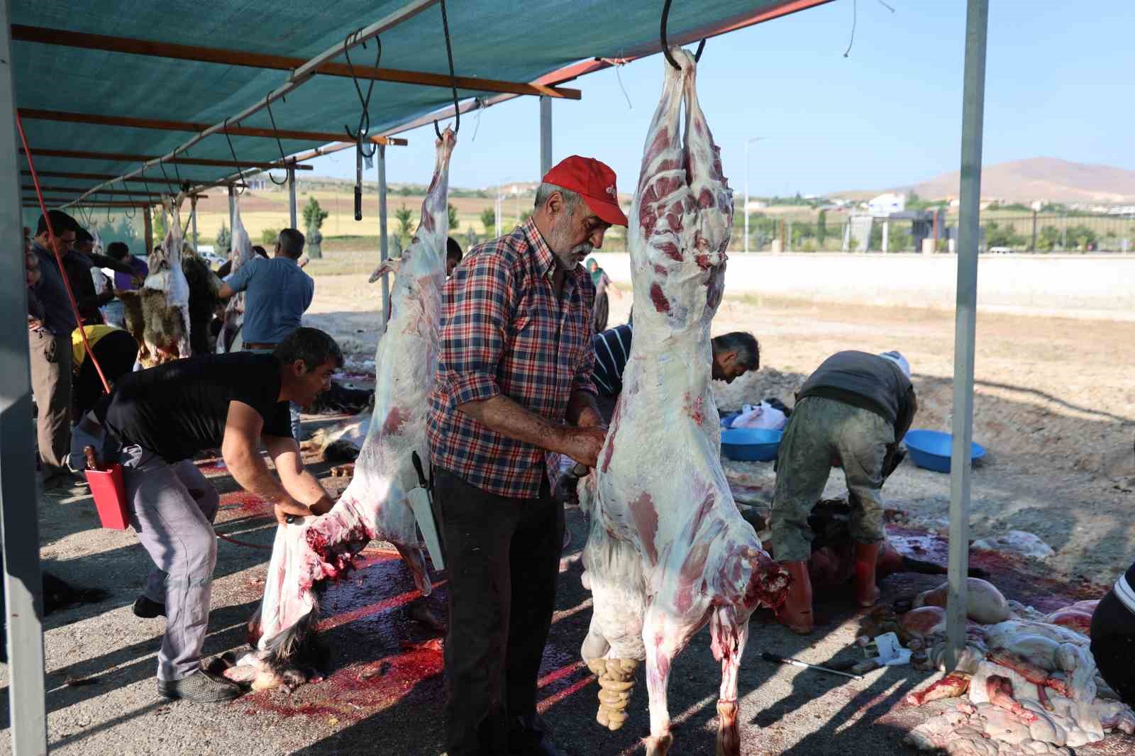 elazigda-bayram-namazini-kilan-vatandaslar-kurbanlarini-kesti