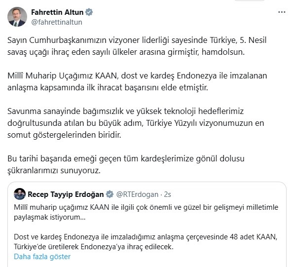 fahrettin-altun-turkiye-kaan-ile-5-nesil-savas-ucagi-ihrac-eden-sayili-ulkeler-arasinda