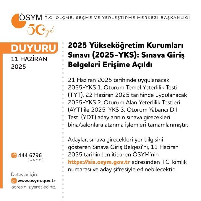 yks-giris-belgeleri-erisime-acildi
