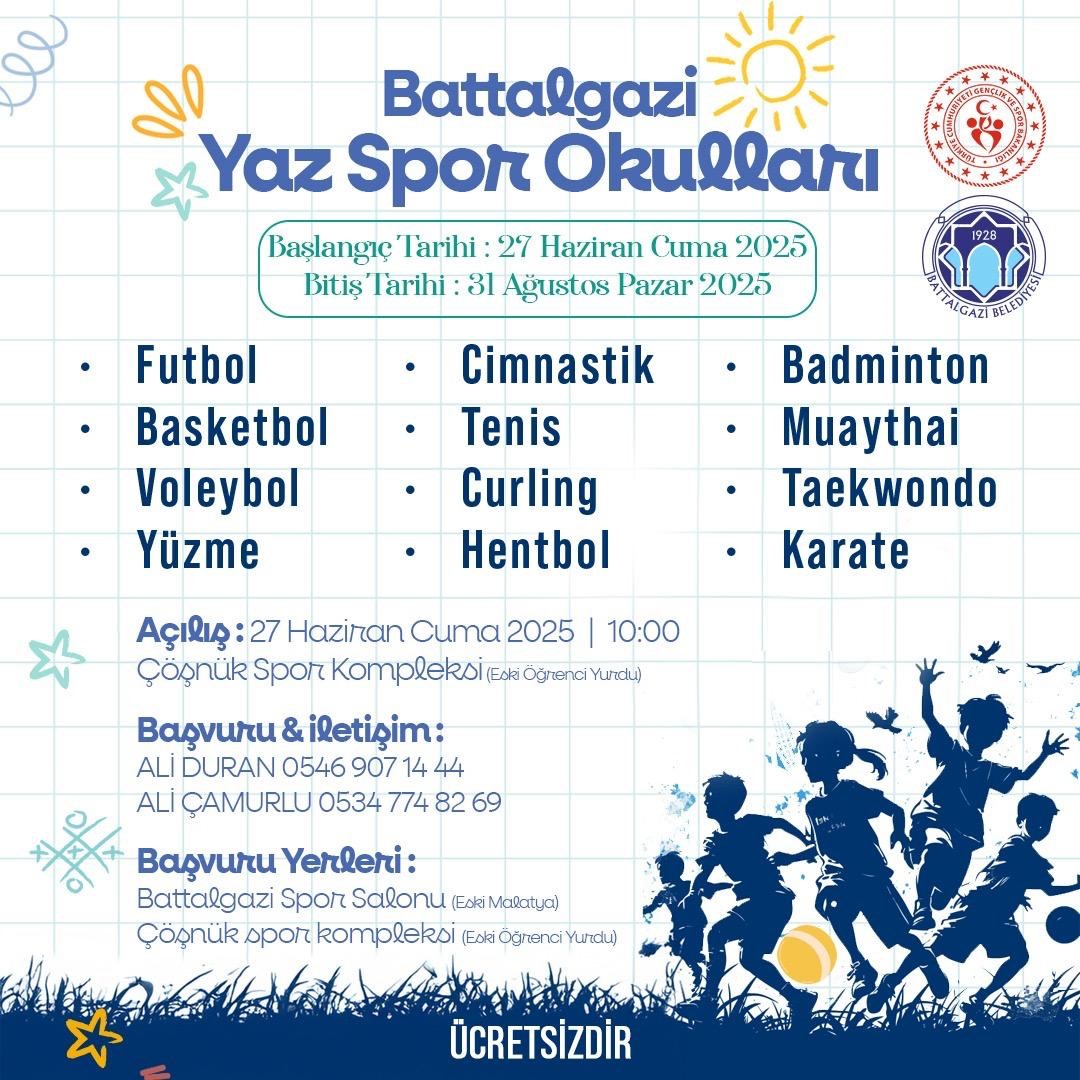 battalgazide-yaz-spor-okullari-basliyor