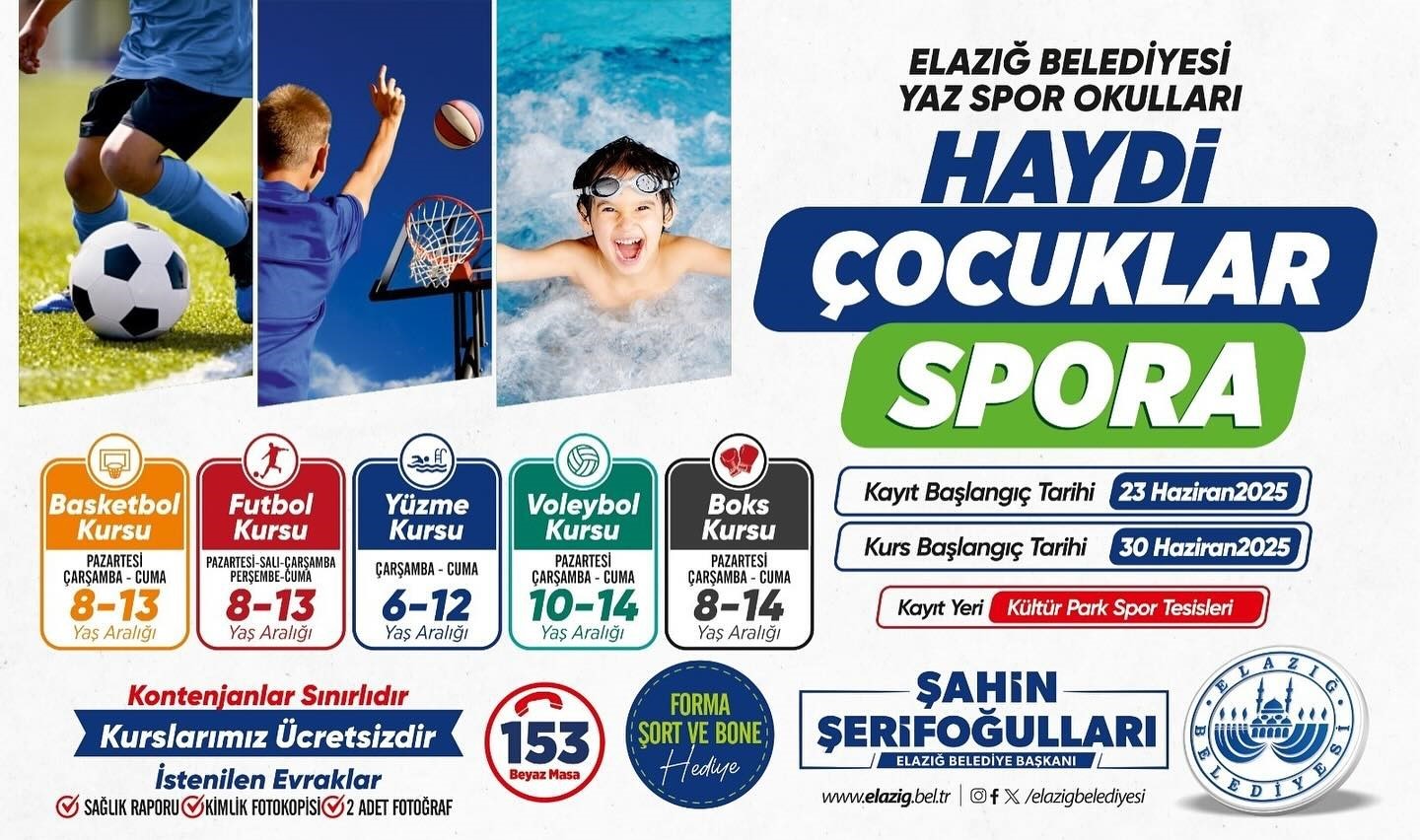 elazig-belediyesi-ucretsiz-yaz-spor-kurslari-basliyor