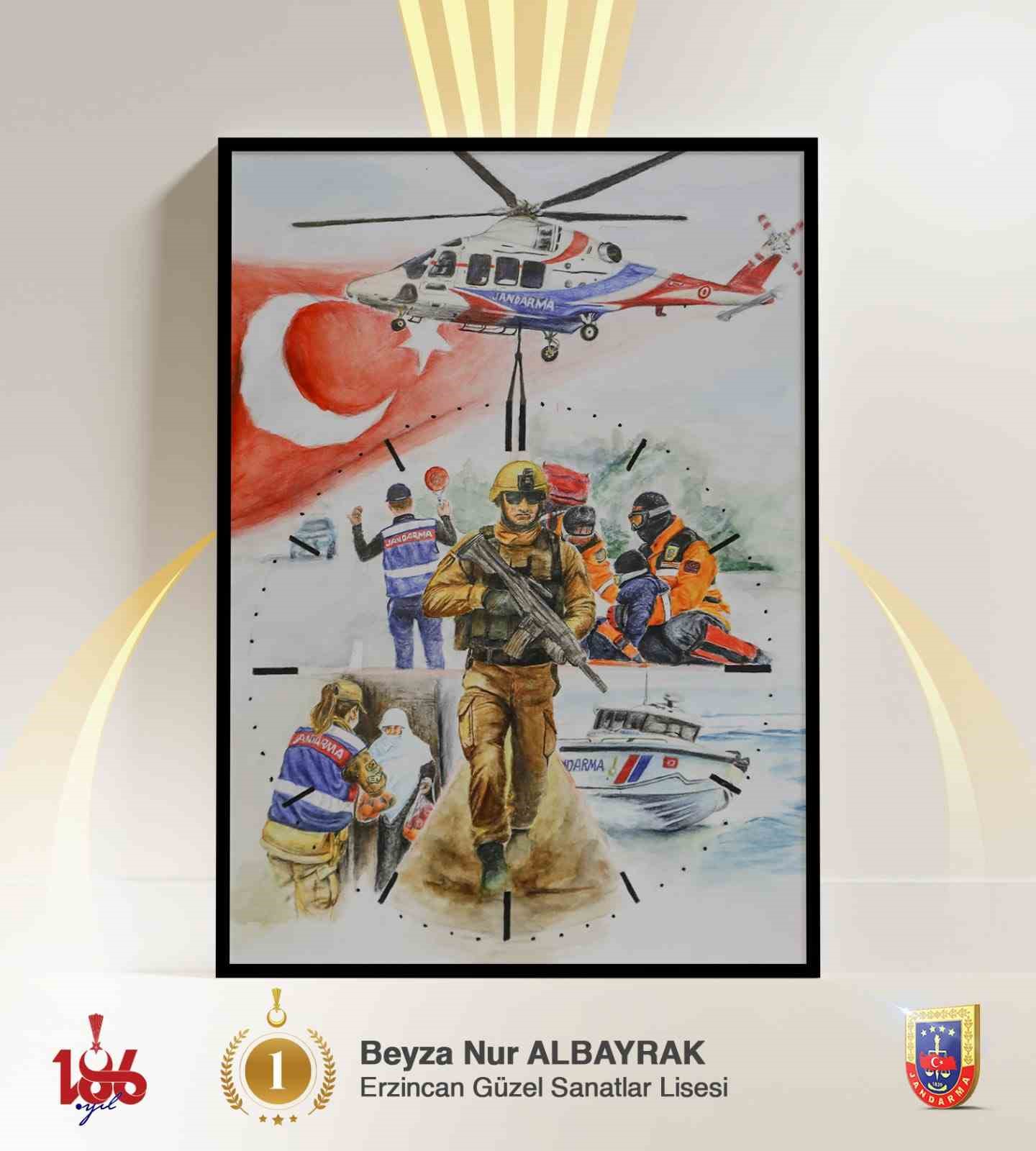 186nci-yilinda-jandarma-temali-liseler-arasi-resim-yarismasinda-birincilik-erzincandan-geldi