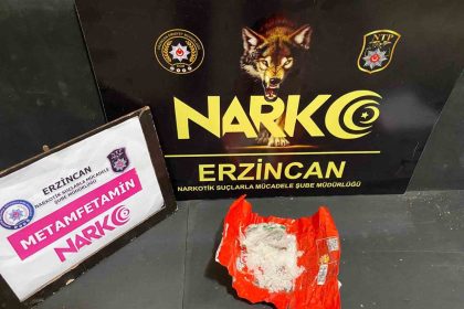 erzincanda-bir-miktar-metamfetamin-ele-gecirildi