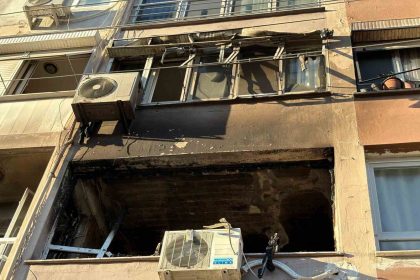 bayraklida-apartmanda-yangin-panigi