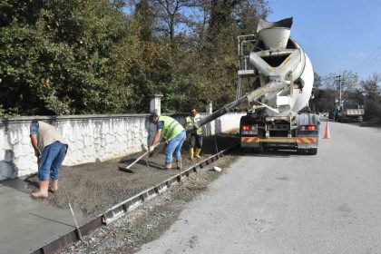 duzcede-7-kilometre-yeni-yol-acildi