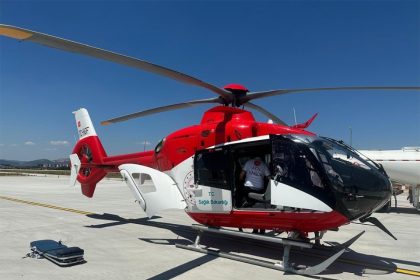 kazada-yaralanan-vatandas-ambulans-helikopterle-ankaraya-nakledildi