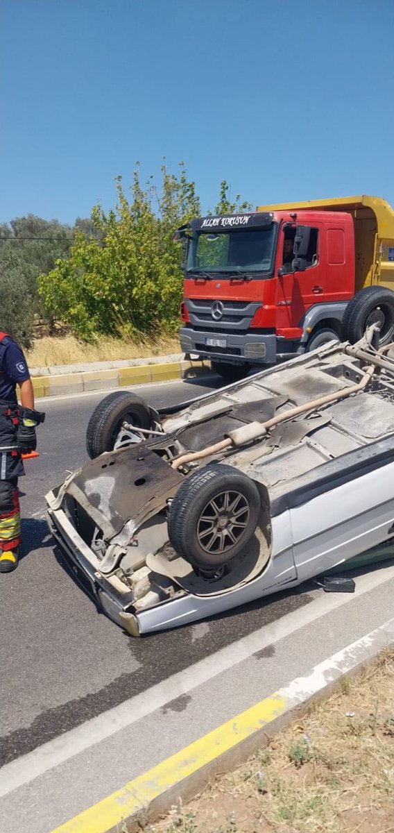 gomecte-tek-tarafli-trafik-kazasi-1-kisi-yaralandi