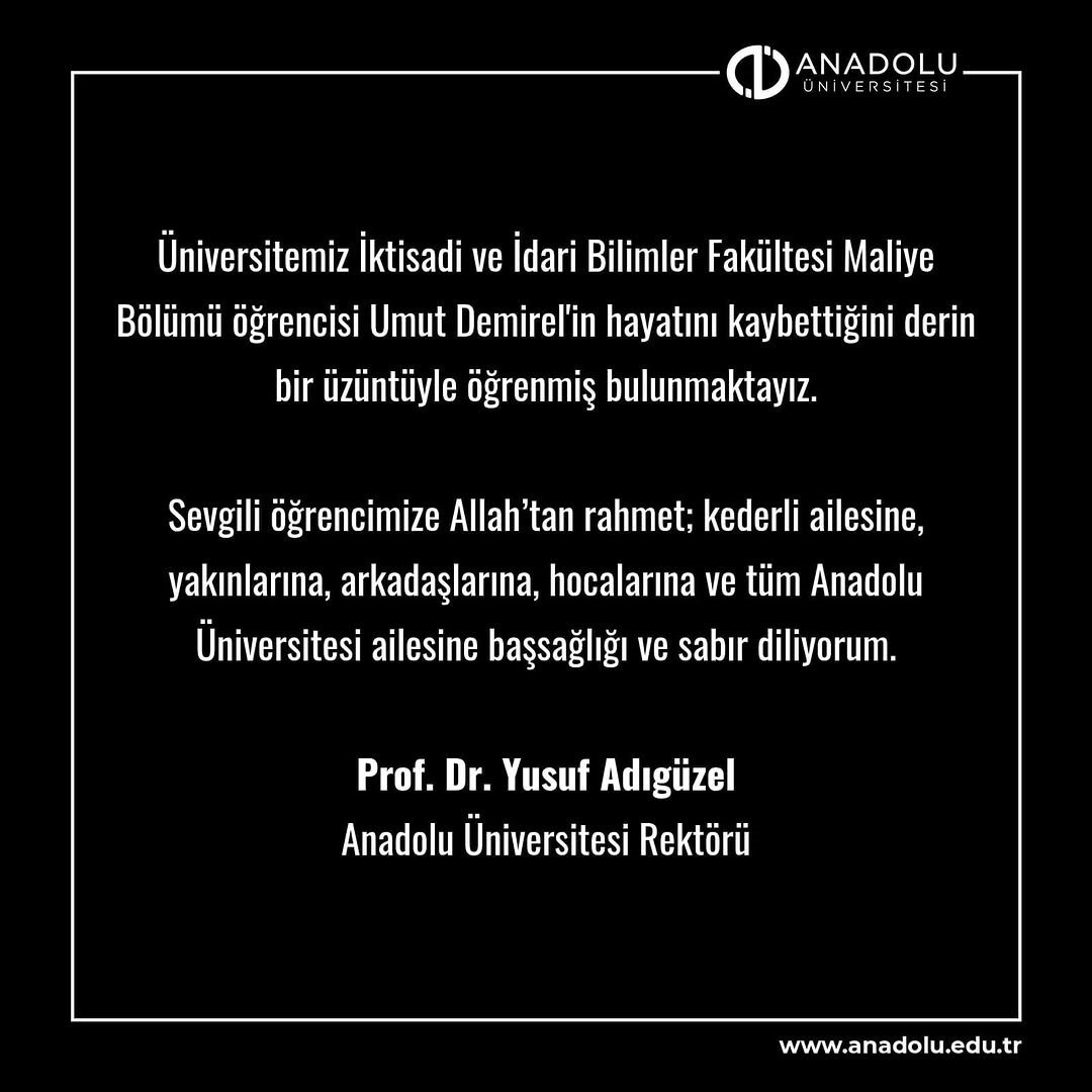 rektor-adiguzelden-taziye-mesaji