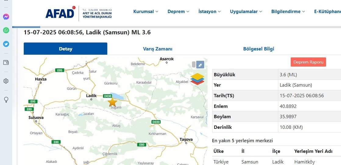 samsun-ladikte-3-6-buyuklugunde-deprem