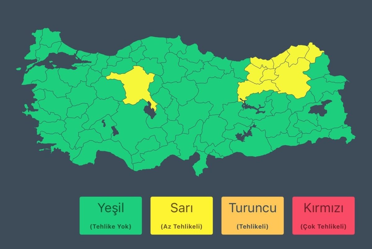 icisleri-bakanligindan-9-il-icin-sari-kodlu-uyari