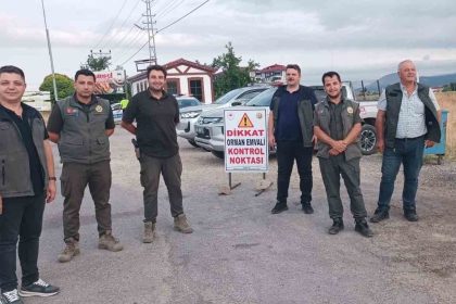 orman-ekiplerinden-yollarda-denetim