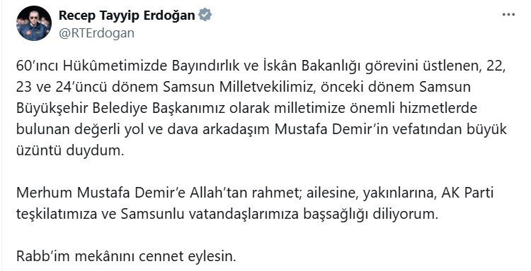 cumhurbaskani-erdogandan-mustafa-demir-icin-taziye-mesaji