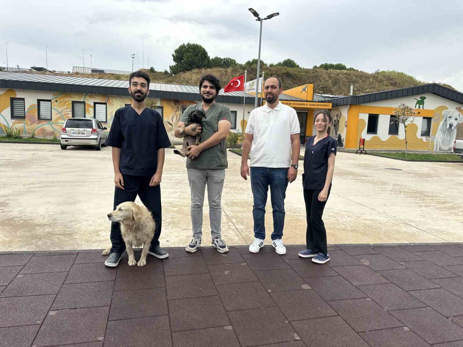 zifte-bulanan-yavru-kopek-rehabilitasyon-merkezinde-yasama-tutundu