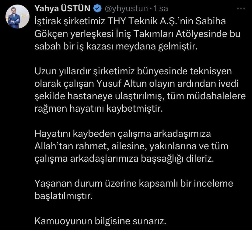 thy-iletisim-baskani-yahya-ustunden-is-kazasi-aciklamasi