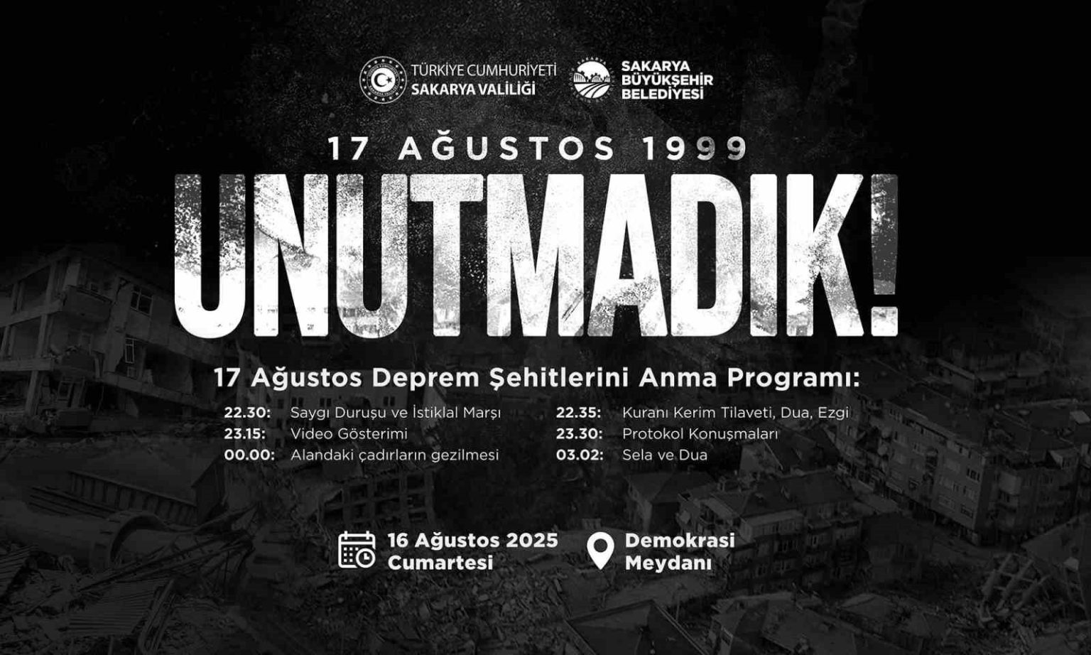 depremin-26-yili-demokrasi-meydaninda-anilacak