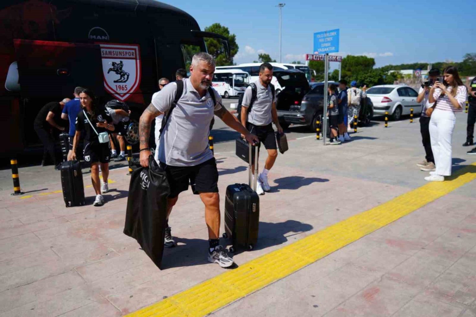samsunspor-panathianikos-maci-icin-atinaya-gitti