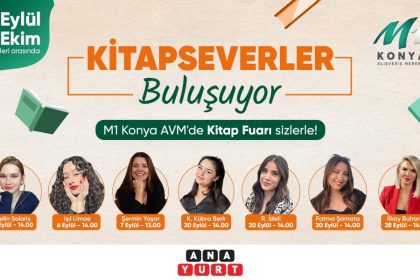 kitapseverler-m1-konya-avmde-bulusuyor