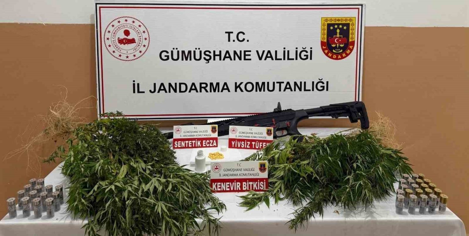 gumushanede-kacak-alkol-kenevir-ve-ruhsatsiz-silah-ele-gecirildi