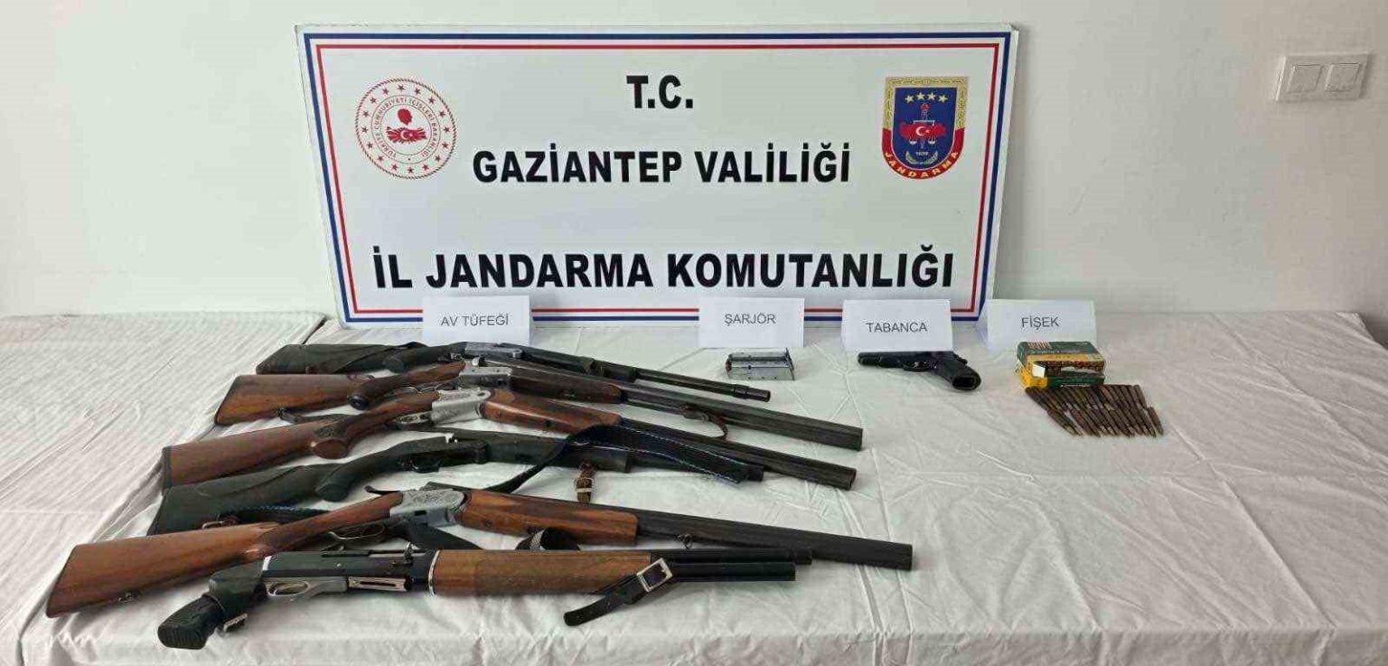 gaziantepte-20-adet-kacak-silah-ele-gecirildi