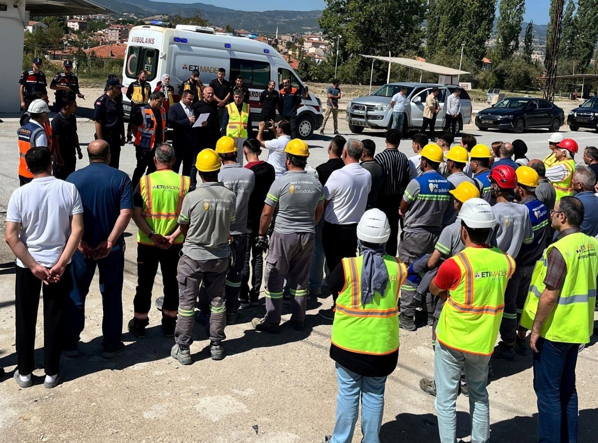 hisarcik-konsantrator-tesislerinde-yer-ustu-maden-tatbikati