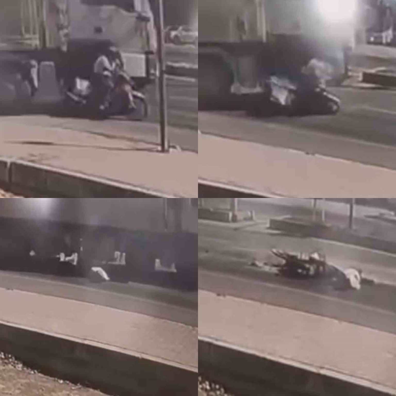 o-anlar-kamerada-kamyon-motosikletliyi-ezdi