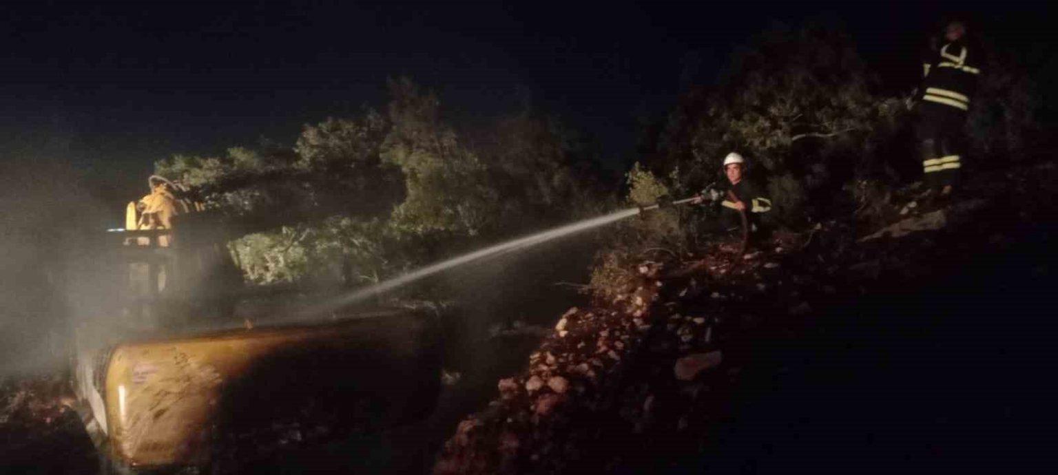 belende-is-makinesi-yangini