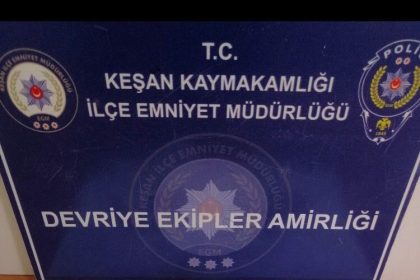 kesanda-polis-tarafindan-durdurulan-suphelinin-uzerinden-uyusturucu-ele-gecirildi