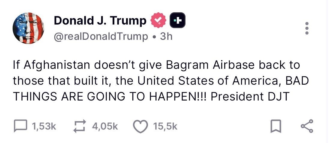abd-baskani-trumptan-afganistana-tehdit-bagram-hava-ussunu-bize-geri-vermezlerse-kotu-seyler-olacak