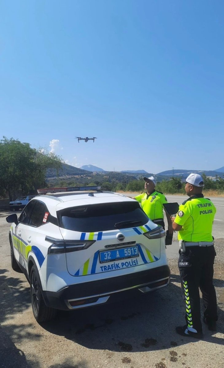 ispartada-dron-destekli-trafik-denetimi