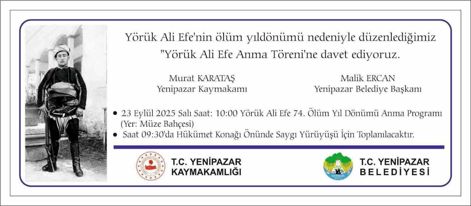 yenipazarda-yoruk-ali-efe-74-olum-yil-donumunde-anilacak