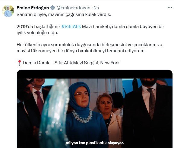 emine-erdogandan-new-yorktaki-sifir-atik-mavi-damla-damla-sergisine-iliskin-video-paylasimi