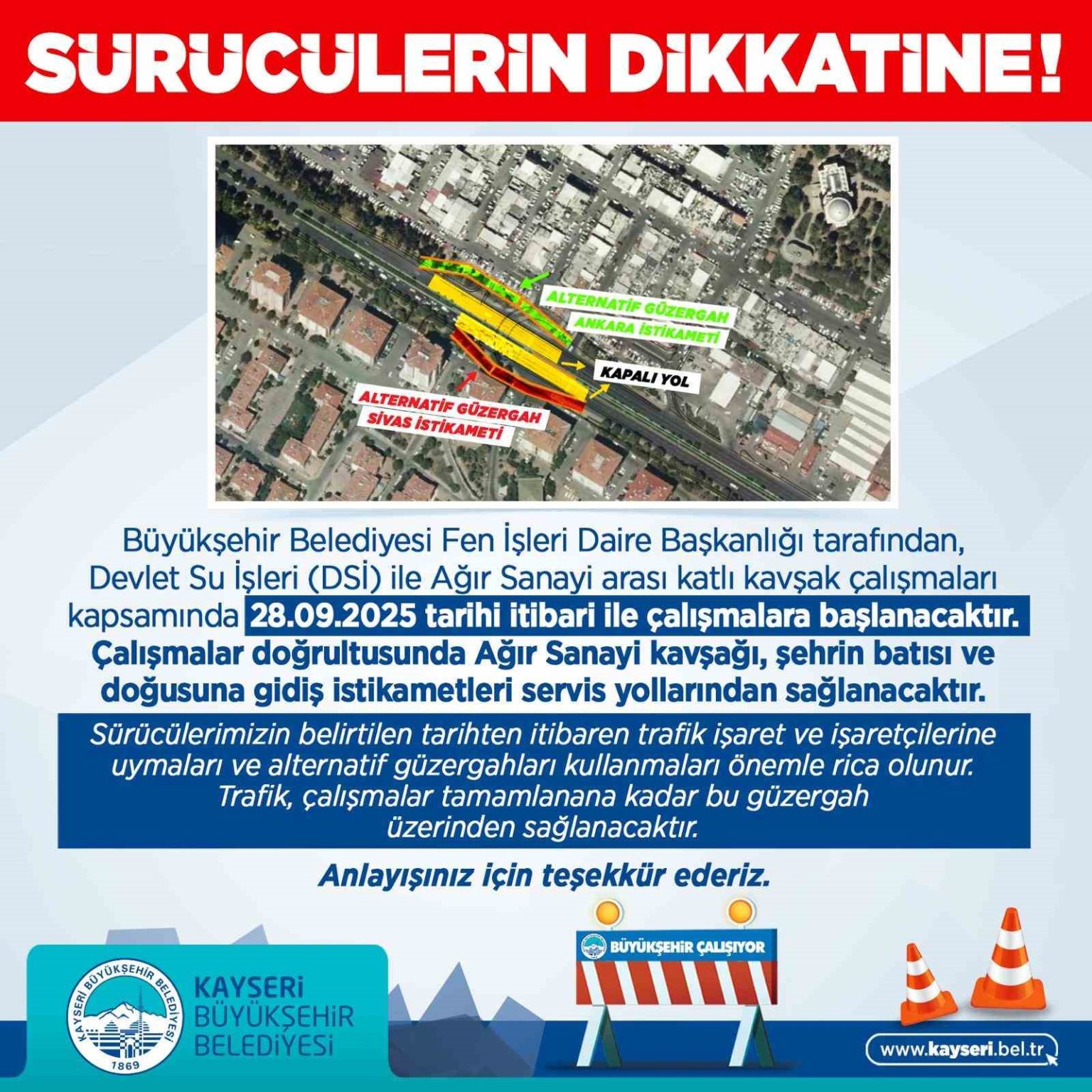 buyuksehirden-suruculere-alternatif-yol-uyarisi