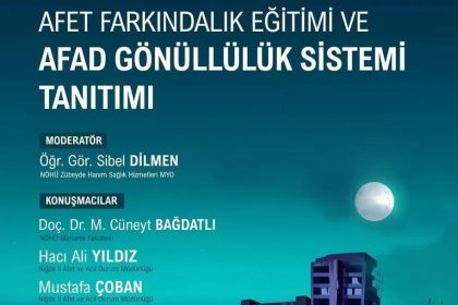 nohude-afet-farkindalik-paneli-duzenlenecek