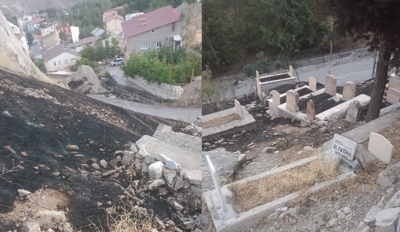 aniz-yanginlari-mezarliklara-zarar-veriyor