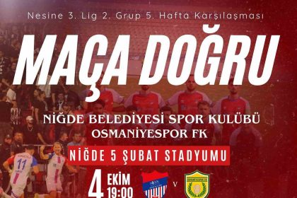nigde-belediyespor-osmaniyespor-macina-hazir