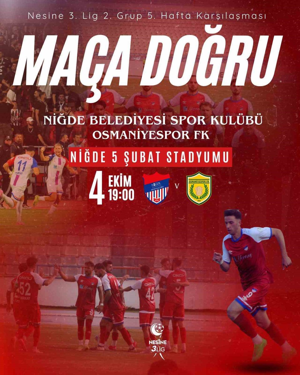 nigde-belediyespor-osmaniyespor-macina-hazir