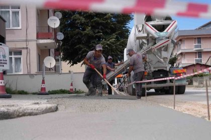 duzcede-12-kilometre-yeni-yol-acildi