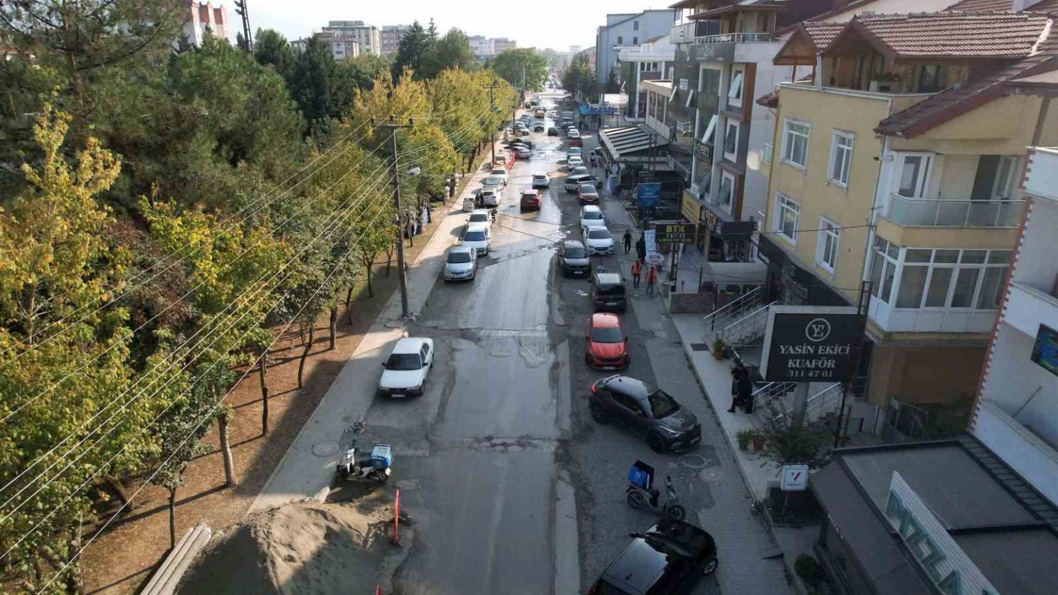 izmitte-sehit-ergun-koncu-caddesi-yenileniyor