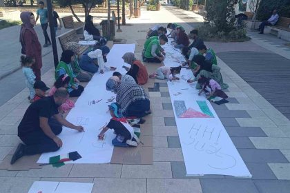 batmanda-israilin-gazze-saldirilarina-cizimlerle-tepki-gosterildi