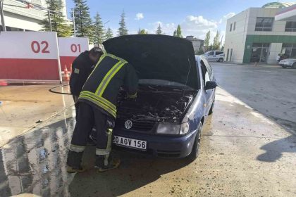 karapinarda-otomobil-yangini-panige-neden-oldu