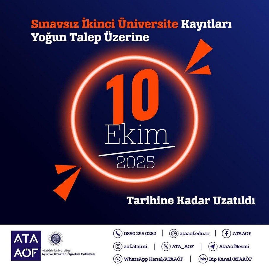 ataturk-universitesinde-sinavsiz-ikinci-universite-firsati-10-ekime-kadar-devam-ediyor