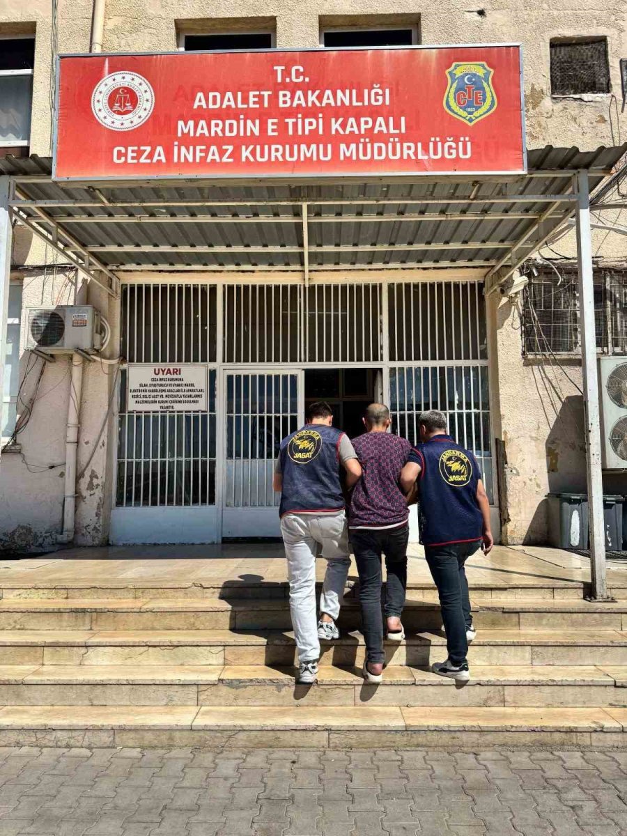 mardinde-30-yil-hapis-cezasiyla-aranan-cezaevi-firarisi-yakalandi