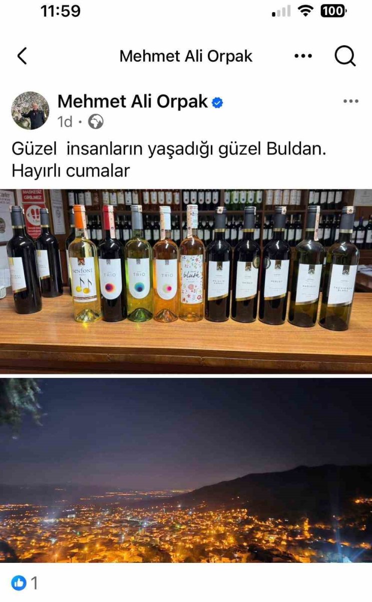 belediye-baskanindan-alkollu-cuma-paylasimi