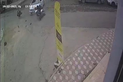 otomobile-carpan-motosiklet-surucusu-yere-savruldu