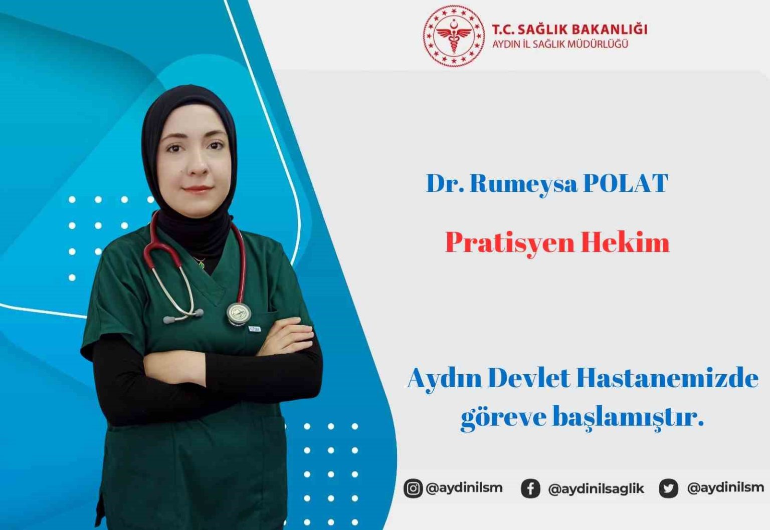 pratisyen-hekim-aydin-devlet-hastanesinde-goreve-basladi