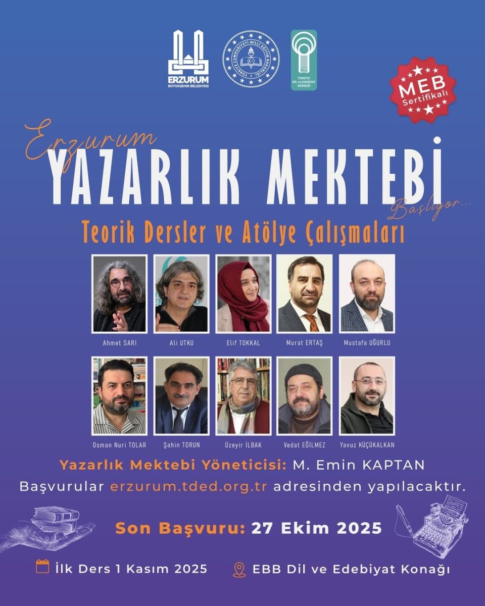 erzurum-yazarlik-mektebine-basvurular-basliyor